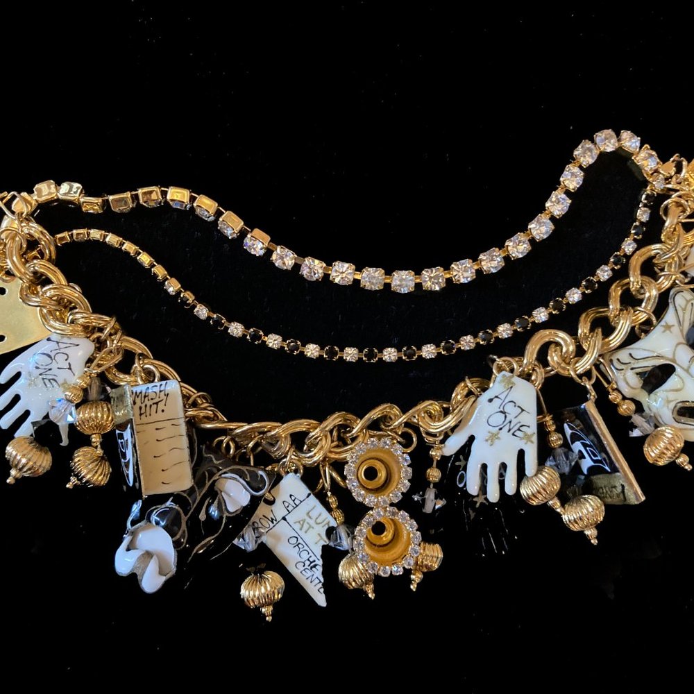"Act One" theater-themed bracelet, by Lunch at the Ritz